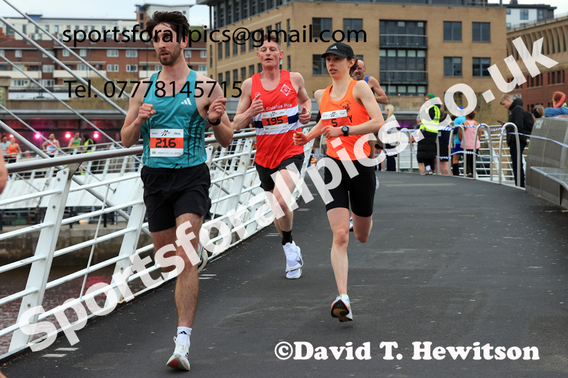 Quayside 5k, 2026 Quayside 5k and Junior 3k, Newcastle/Gateshead. Photo: David T. Hewitson/Sports for All Pics
